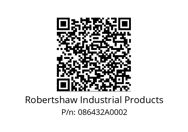   Robertshaw Industrial Products 086432A0002