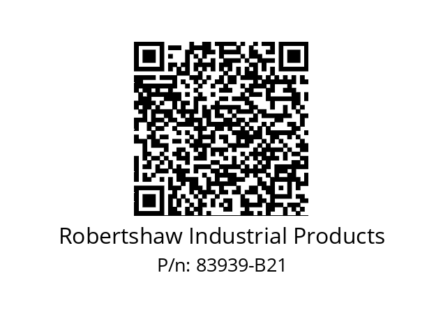   Robertshaw Industrial Products 83939-B21