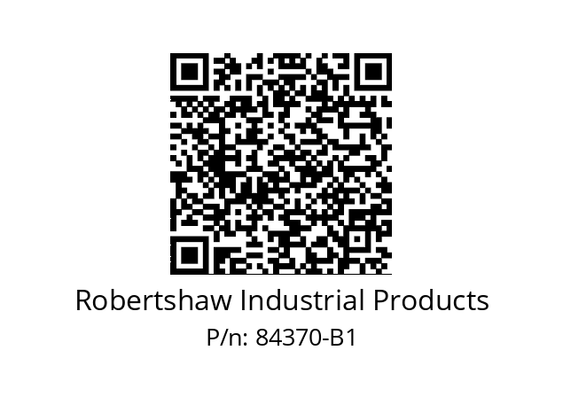   Robertshaw Industrial Products 84370-B1