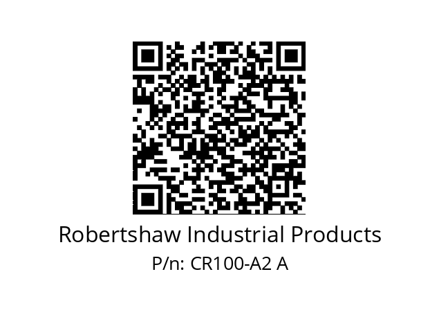   Robertshaw Industrial Products CR100-A2 A