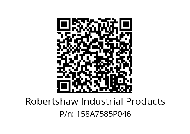   Robertshaw Industrial Products 158A7585P046