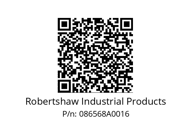   Robertshaw Industrial Products 086568A0016