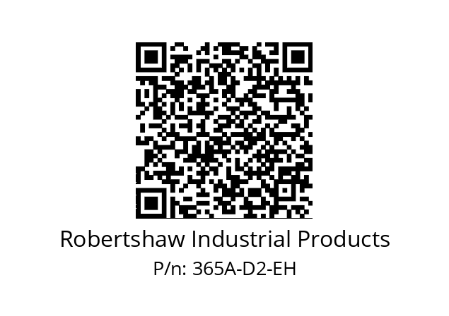   Robertshaw Industrial Products 365A-D2-EH