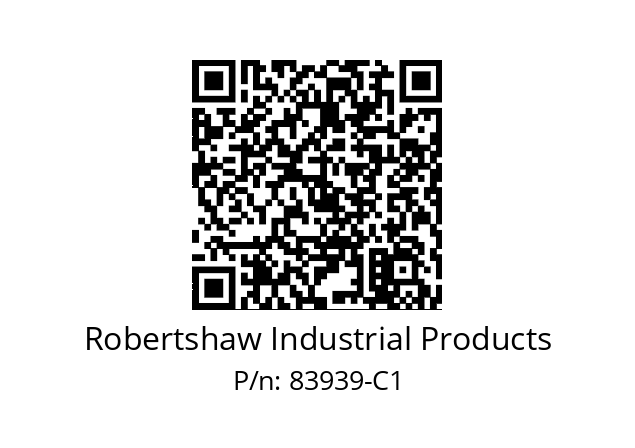   Robertshaw Industrial Products 83939-C1