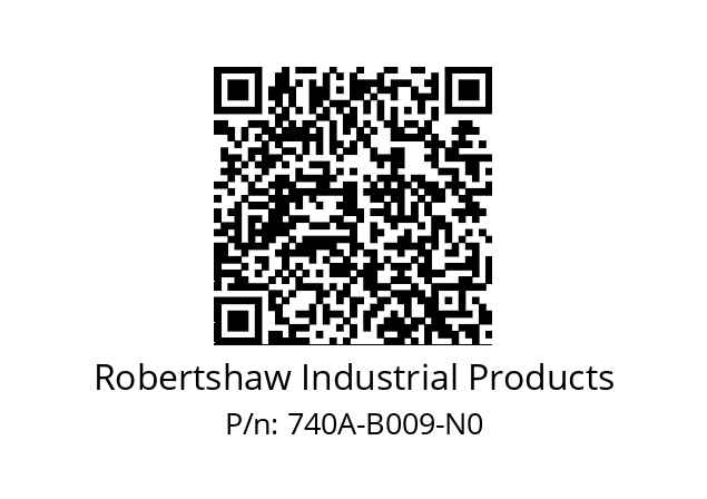   Robertshaw Industrial Products 740A-B009-N0