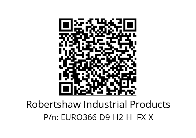   Robertshaw Industrial Products EURO366-D9-H2-H- FX-X