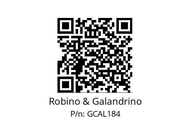   Robino & Galandrino GCAL184