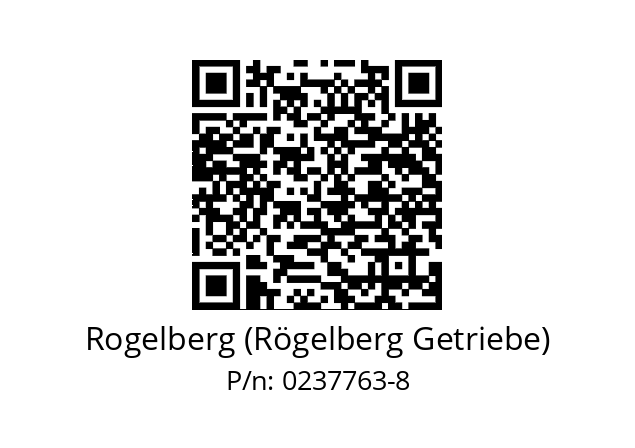   Rogelberg (Rögelberg Getriebe) 0237763-8