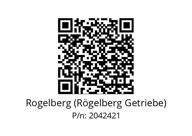   Rogelberg (Rögelberg Getriebe) 2042421