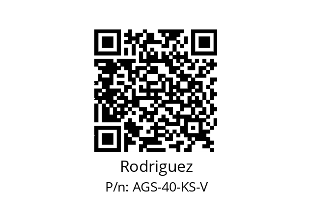   Rodriguez AGS-40-KS-V