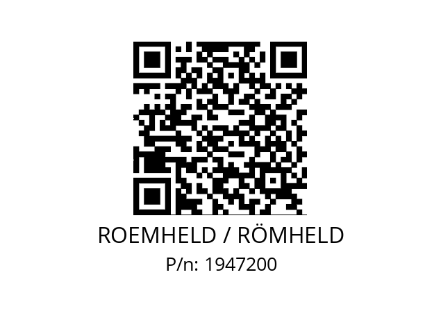   ROEMHELD / RÖMHELD 1947200