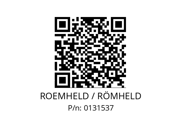   ROEMHELD / RÖMHELD 0131537