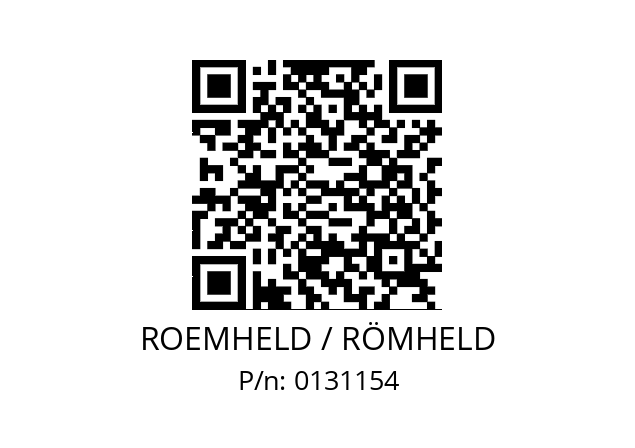   ROEMHELD / RÖMHELD 0131154