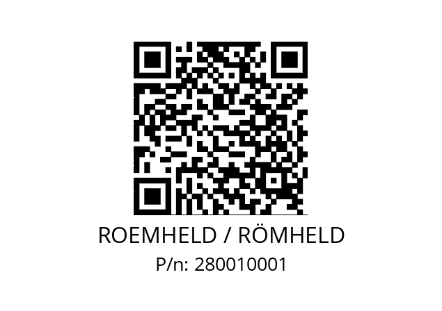   ROEMHELD / RÖMHELD 280010001