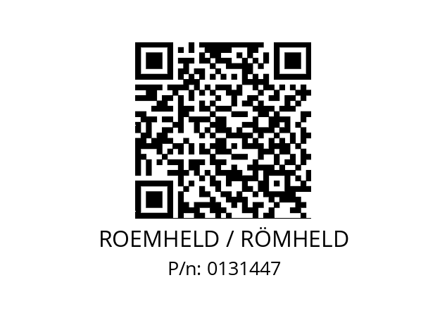   ROEMHELD / RÖMHELD 0131447