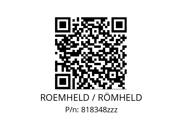   ROEMHELD / RÖMHELD 818348zzz