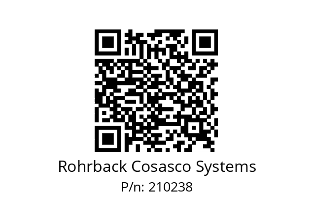   Rohrback Cosasco Systems 210238