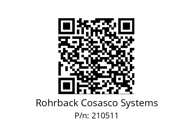   Rohrback Cosasco Systems 210511