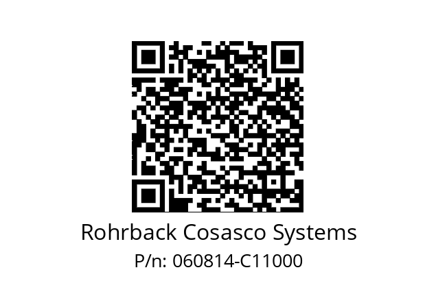   Rohrback Cosasco Systems 060814-C11000