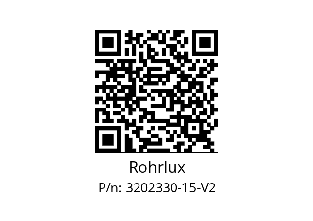   Rohrlux 3202330-15-V2