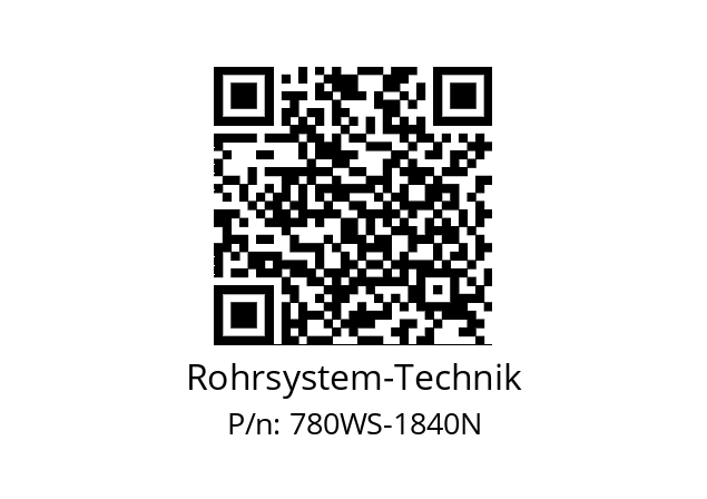   Rohrsystem-Technik 780WS-1840N