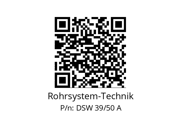   Rohrsystem-Technik DSW 39/50 A