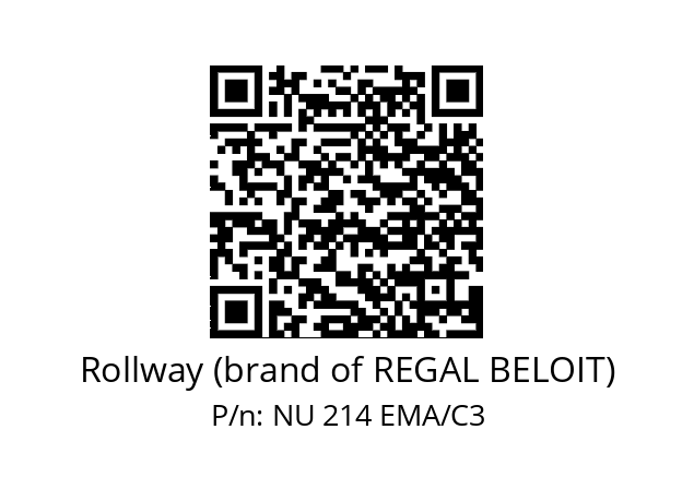   Rollway (brand of REGAL BELOIT) NU 214 EMA/C3