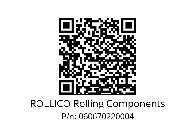   ROLLICO Rolling Components 060670220004