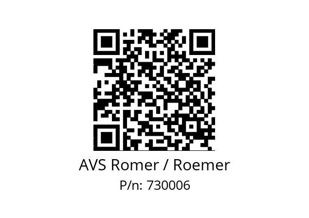   AVS Romer / Roemer 730006