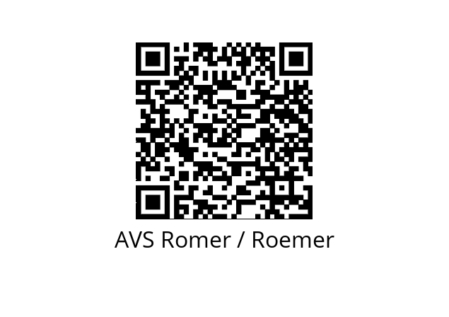  XGV-1000-000-D32HL-04-10 (611989) AVS Romer / Roemer 