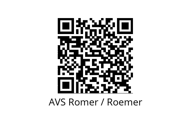  EWV-111-G60-1/4B AVS Romer / Roemer 