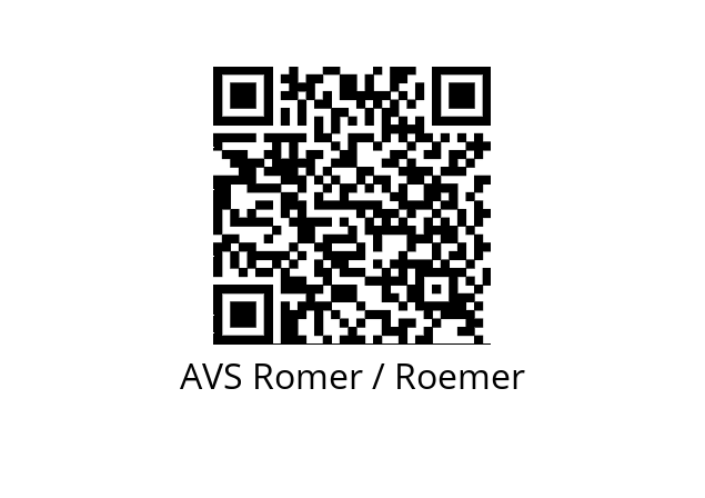  EGV-161-Z58-1/2BO-00 AVS Romer / Roemer 