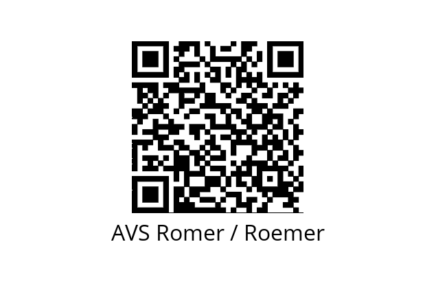  XGV-3000-000-D13-FO-04 610411 AVS Romer / Roemer 