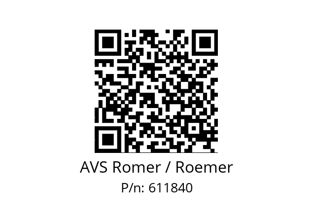   AVS Romer / Roemer 611840