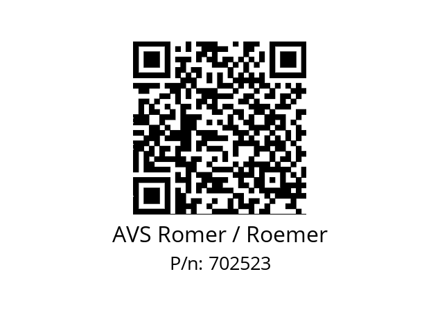   AVS Romer / Roemer 702523