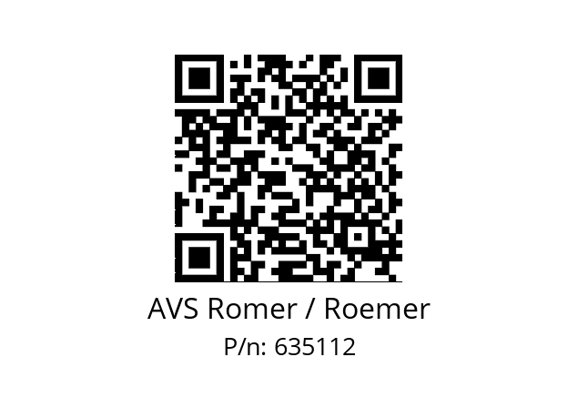   AVS Romer / Roemer 635112