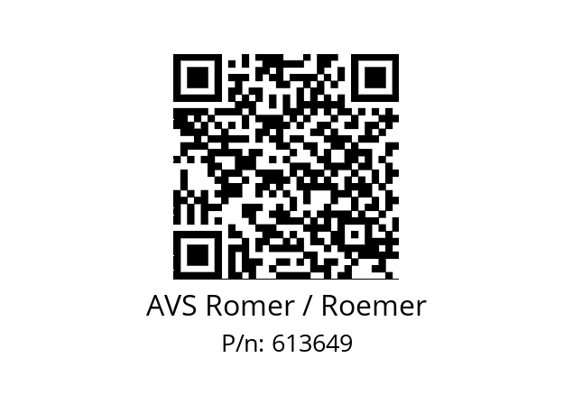   AVS Romer / Roemer 613649