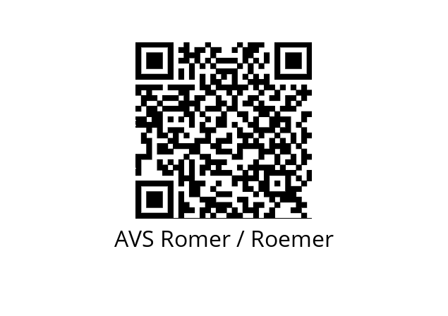  EAV-211-D12-1/8BK AVS Romer / Roemer 