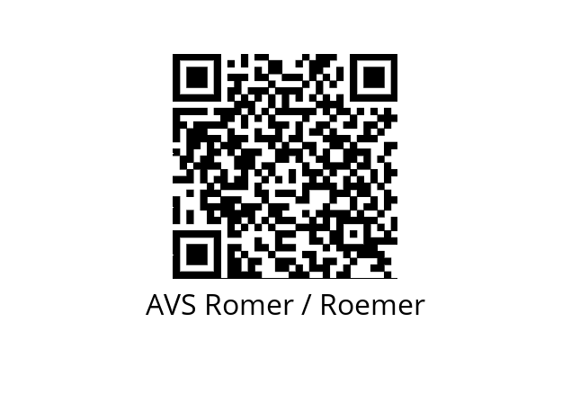  EGV-112-A78-3/4PR-00 AVS Romer / Roemer 