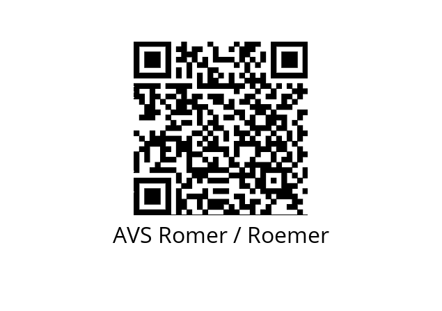  XGV-3000-000-D13CL-04-10 AVS Romer / Roemer 