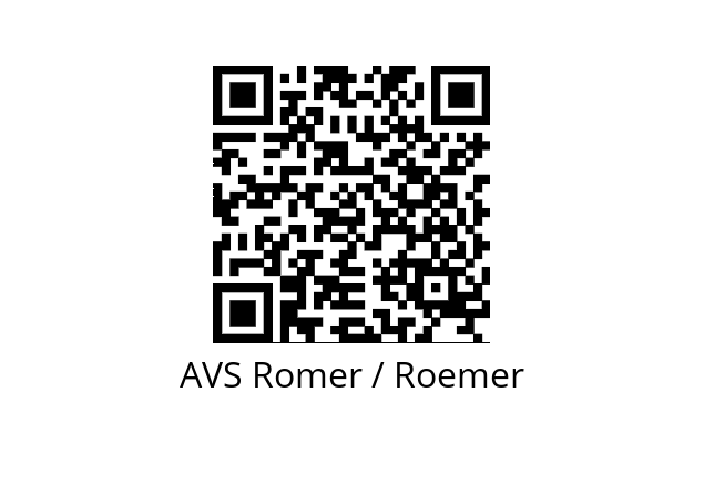  EWV.111.G60. AVS Romer / Roemer 