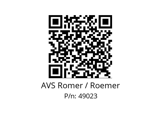   AVS Romer / Roemer 49023