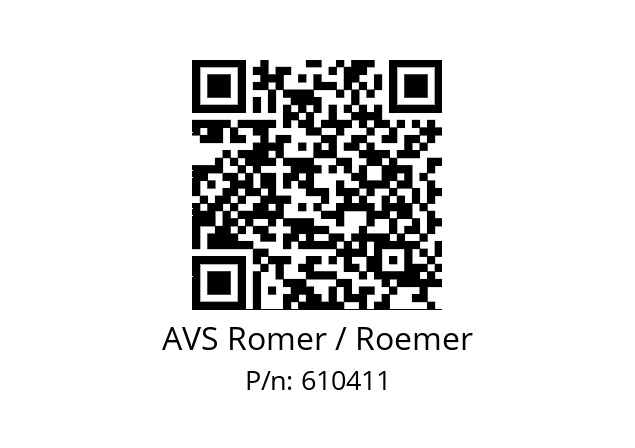   AVS Romer / Roemer 610411