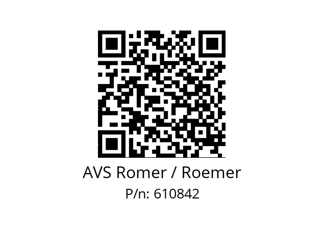   AVS Romer / Roemer 610842