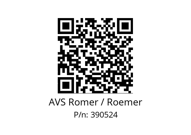   AVS Romer / Roemer 390524