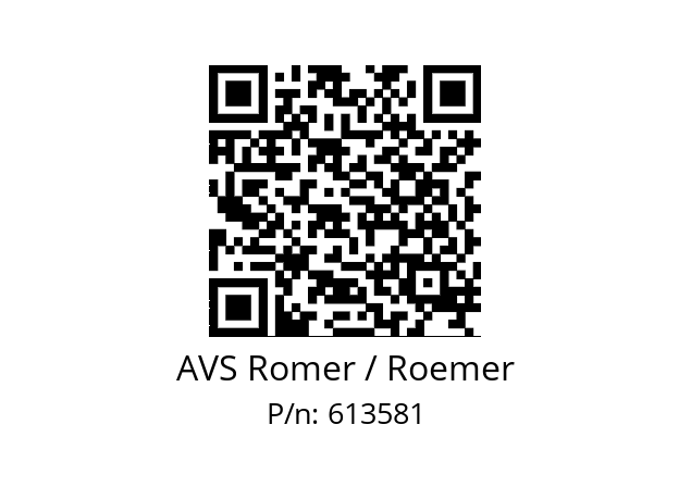   AVS Romer / Roemer 613581