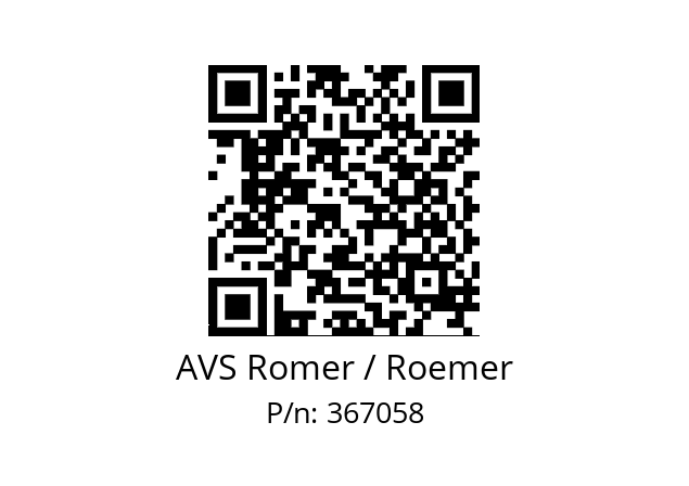   AVS Romer / Roemer 367058