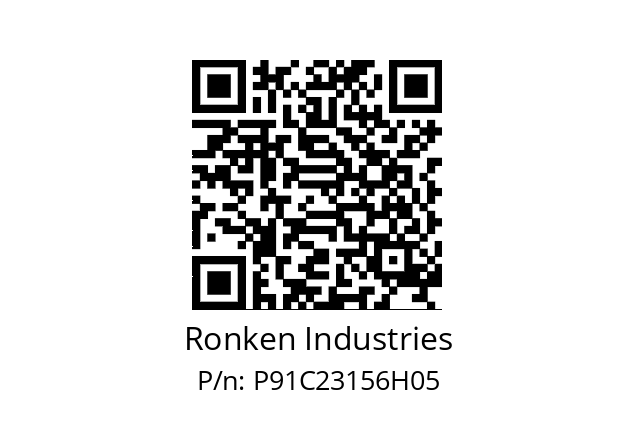   Ronken Industries P91C23156H05