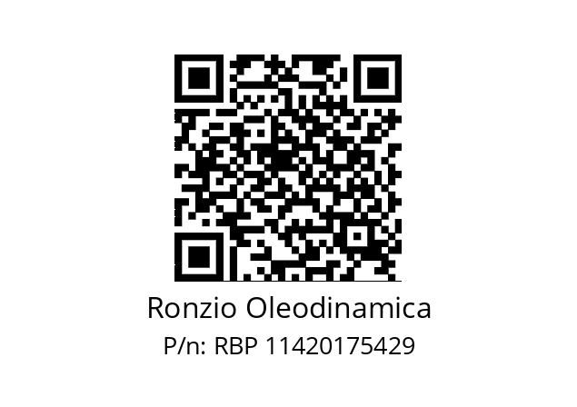   Ronzio Oleodinamica RBP 11420175429