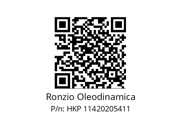   Ronzio Oleodinamica HKP 11420205411